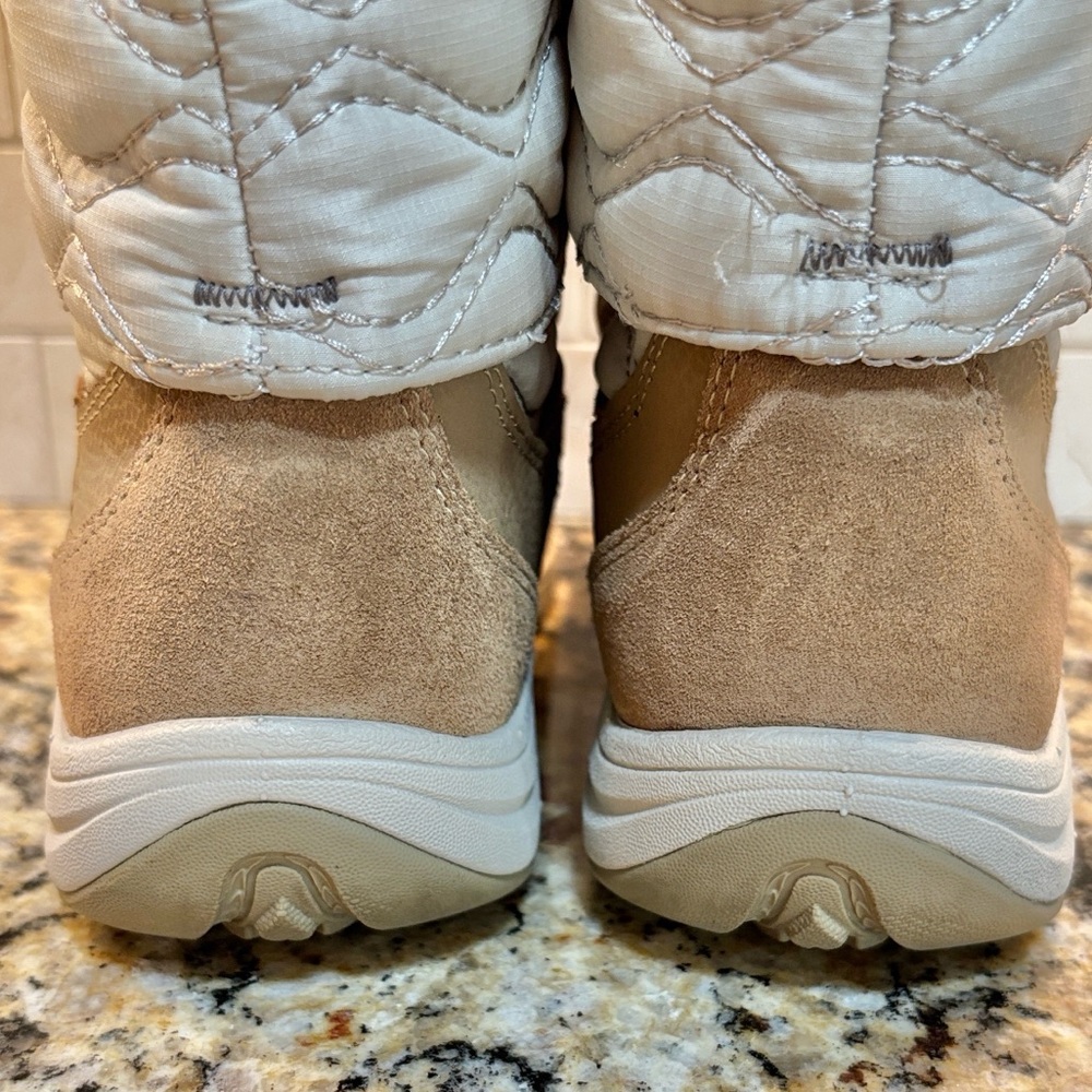 Merrell Approach Brindle Winter Waterproof Booties Quilted Suede Boots Size 7 - Picture 11 of 16